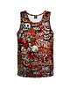t-shirty dla chłopców Bokserka Top Boy DR.CROW Graffiti Skull