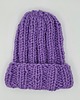 czapki damskie czapka HANDMADE lawendowa