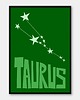 plakaty Plakat BYK - TAURUS Znaki Zodiaku Gwiazdozbiór