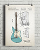 plakaty Plakat Gitara elektrycza Fender - patent