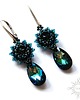 kolczyki swarovski Bermuda Blue III, kolczyki z kryształami Swarovskiego