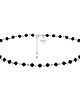 chokery Srebrny choker z kryształami SWAROVSKI® CRYSTAL