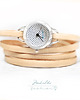 bransoletki - inne Summer simple  -zegarek -naturalny