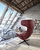 fotele Designerski, nowoczesny, unikatowy fotel do salonu Mirasol Moka