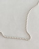 chokery Srebrny naszyjnik choker KULKA