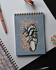 notatniki i albumy Notes - serce anatomiczne A6