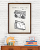 plakaty Magnetofon boombox - patent - plakat 50x70 cm