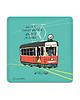 podkładki do kuchni Podkładka pod kubek Warszawa Tramwaj "Berlinka"