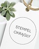 stemple Stempel z logo okrągły