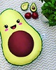 poduszki z grafiką Poduszka wielkie Awokado w stylu Kawaii