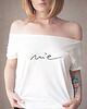 t-shirt damskie Nie Oversize Biały