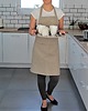 fartuchy kuchenne Lniany fartuch kuchenny, 100% len naturalny