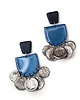 kolczyki z masy plastycznej DUCA lekkie kolczyki na sztyfcie azteckie