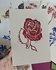 kartki okolicznościowe - wydruki Linoryt Róża