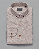 koszule męskie koszula męska bawełna dł. rękaw classic fit brąz 00217 176/182 37
