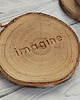 podkładki do kuchni Drewniana podkładka imagine pod kubek