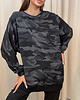 bluza bez kaptura damska Bluza Moro Oversize