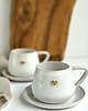 filiżanki Filiżanka ceramiczna ok. 250 ml - Biała z sercem