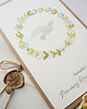 kartki scrapbooking Duża Kartka na komunię Gołąbek