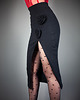 spódnice midi Peony Skirt - black