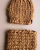 szale damskie Zestaw czapka i Komin 100% merino