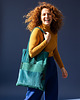 torby na zakupy Welurowa shopperka patchwork butelkowa zieleń unikatowa torba handmade
