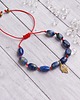 bransoletki z kamieni naturalnych OCHRONA, OPTYMIZM - lapis lazuli & hamsa