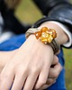 bransoletki na sznurku Bransoletka w stylu boho z bursztynu bałtyckiego