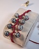 bransoletki wire wrapping Bransoletka gałązka z szarymi jaspisami