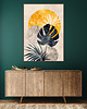 plakaty Monstera - Plakat, druk - Chiński Orient, Harmonia Zen, Roślinny #62