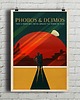plakaty Mars Phobos i Deimos - vintage plakat