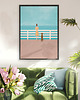plakaty Morska promenada - plakat fine art