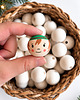 akcesoria różne Ręcznie malowany koralik elf 3 cm do makramy i rękodzieła 1 szt.