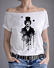 t-shirt damskie Poe Oversize Biały