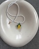 wisiory Handmade naszyjnik z koralików z plecioną cytrynką