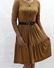 sukienki midi damskie SUKIENKA rozpinana  boho zip CARMEL   r.34-56