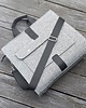 torby XXL Designerska torba z filcu ver. 2 - szara - z kieszonką