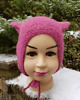 czapki dziecięce Czapka bonetka kotek, kitty 48/50 cm