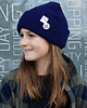 czapki dziecięce Navy Blue Granat czapka dziecięca logo kolor