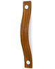 gałki do mebli Skórzany uchwyt meblowy COLORISO TAN WOOD L