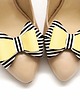 klipsy do butów Klipsy do butów Coquet-Kokardy 3D/Yellow&Stripes