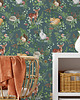 tapety i naklejki ścienne TAPETA w rolce - WOODLAND GREEN