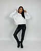 bluza z kapturem damska Bluza  White