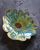 patery i talerze Ceramiczna patera  Złocisty Kwiat