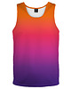 t-shirty męskie DR.CROW Bokserka Męska Ombre Orange Purple