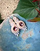 kolczyki soutache Ronja 9 - kolczyki z sutaszu, srebro