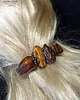 spinki i klamry do włosów Spinka do włosów handmade Bursztynowy PREZENT z klasą dla kochającej unikaty