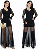 sukienki maxi damskie Sukienka  maxi transparentna wieczorowa r 34-46