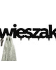 wieszaki Wieszak z kropką ścienny na ubrania klucze kurtk
