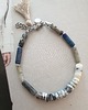 bransoletki z kamieni naturalnych Bransoletka patyczki opal, lapis lazuli, larvikit, labradoryt